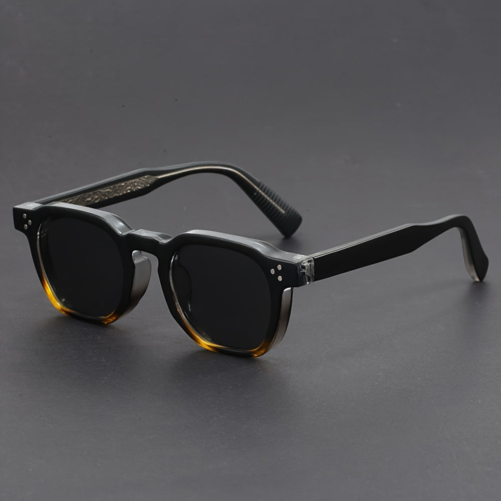 Occhiali da Sole Uomo | Poligonale | Montatura Completa | Stile Retro Boho