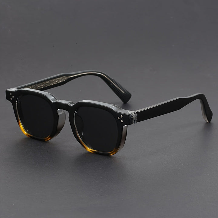 Occhiali da Sole Uomo | Poligonale | Montatura Completa | Stile Retro Boho