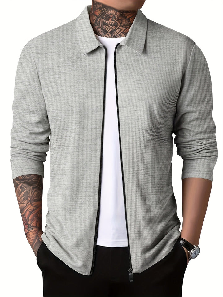 Giacca Uomo | Colore Unito | Taschino & Colletto a Revers | Primavera & Autunno