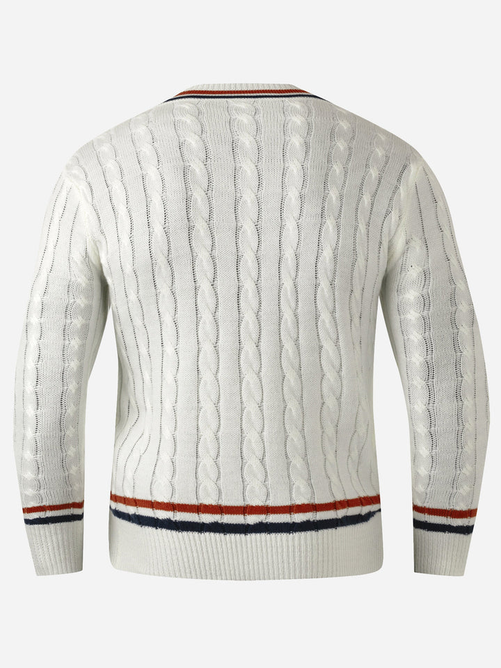 Maglione da uomo | Stile classico | Maglia acrilica calda e morbida | Scollo a V