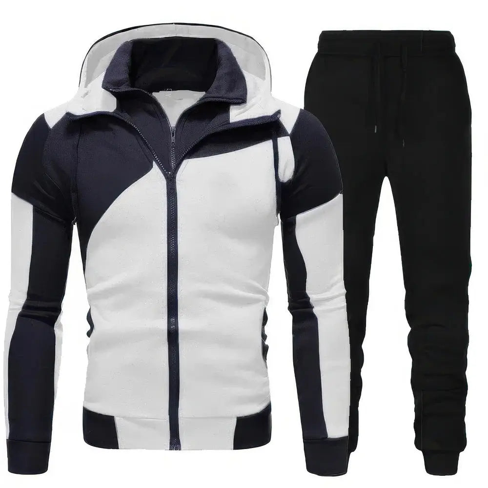Completo da Uomo | Felpa con Cappuccio & Pantaloni Sportivi | Sportivo & Confortevole | 2 Pezzi