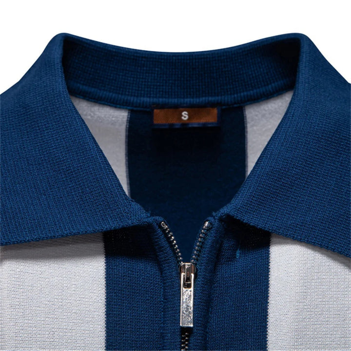 Polo da Uomo | Modello Classico | Design Striato Unico | Casual & Elegante