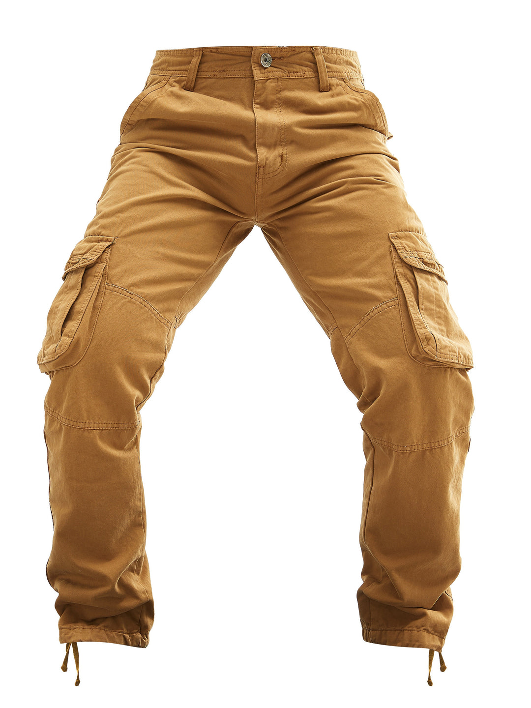 Pantaloni Cargo Uomo | Cotone | Più Tasche | Colore Unito Streetwear