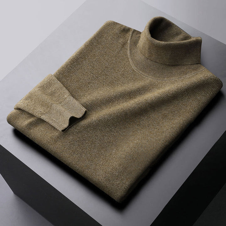 Maglione Uomo Dolcevita | Caldo & Resistente a Maglia