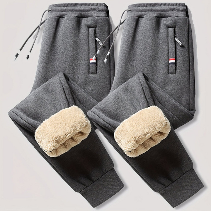 Pantaloni Uomo | Caldi e comodi per l'inverno | 2 pezzi