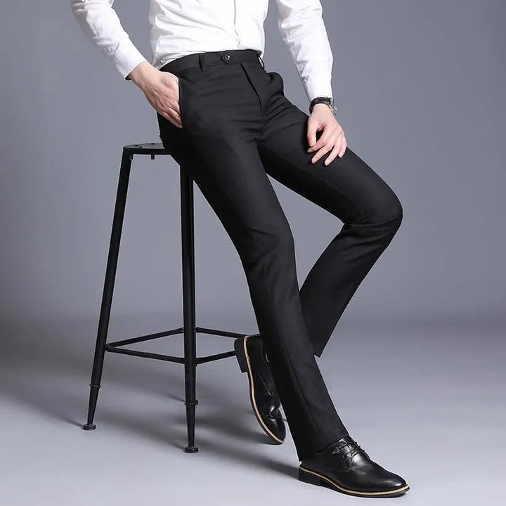 Pantaloni da lavoro per uomo | Slim Fit | Antistropiccio & Professionale | Design Moderno