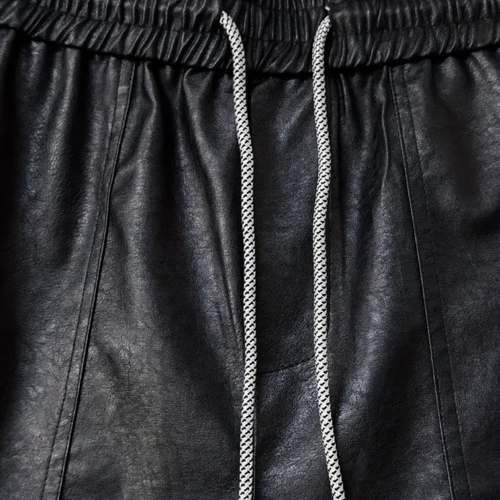 Pantaloni Cargo da Uomo | Pelle Premium | Fodera in Peluche | Casual ed Elegante