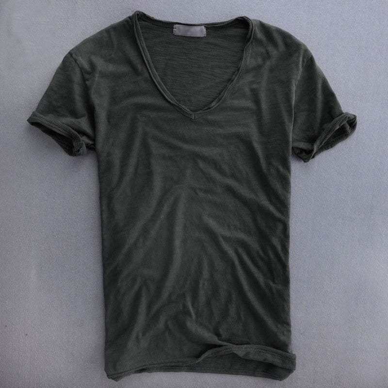 T-shirt da Uomo | Morbido & Raffinato | Tessuto Confortevole & Collo Elegante | Per Ogni Giorno