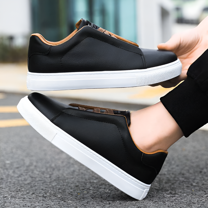 Sneakers in Pelle per Uomo | Confortevoli e Leggeri | Trendy e Antiscivolo