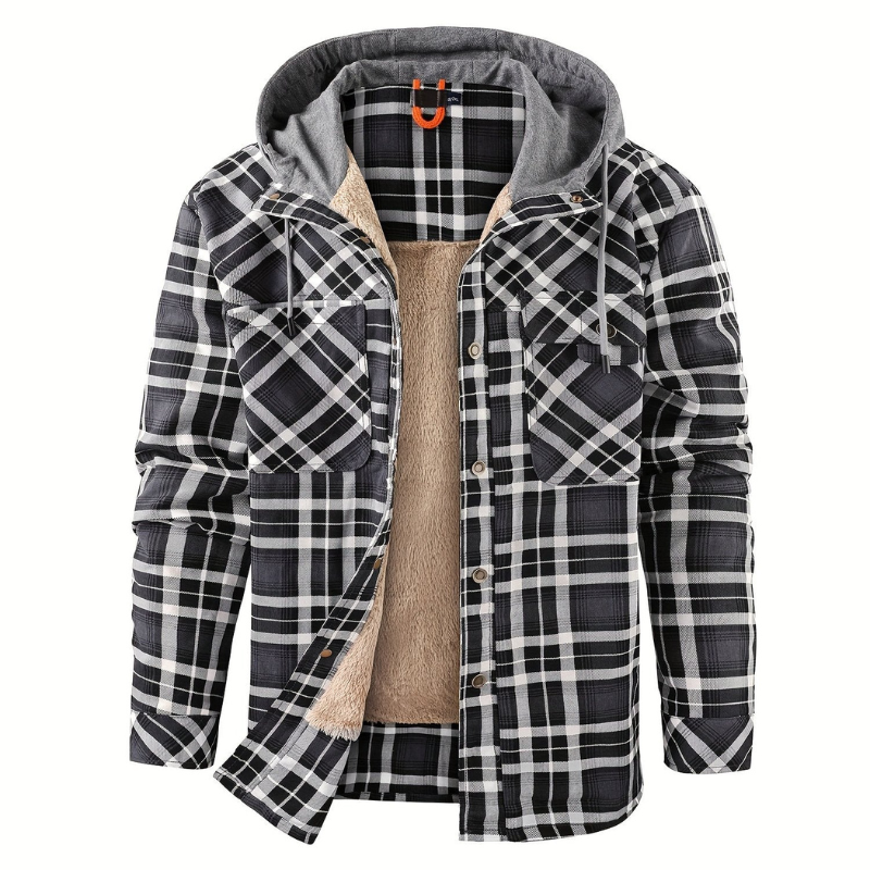 Giacca Invernale Uomo | Calda e Casual | Giubbotto classico con cappuccio