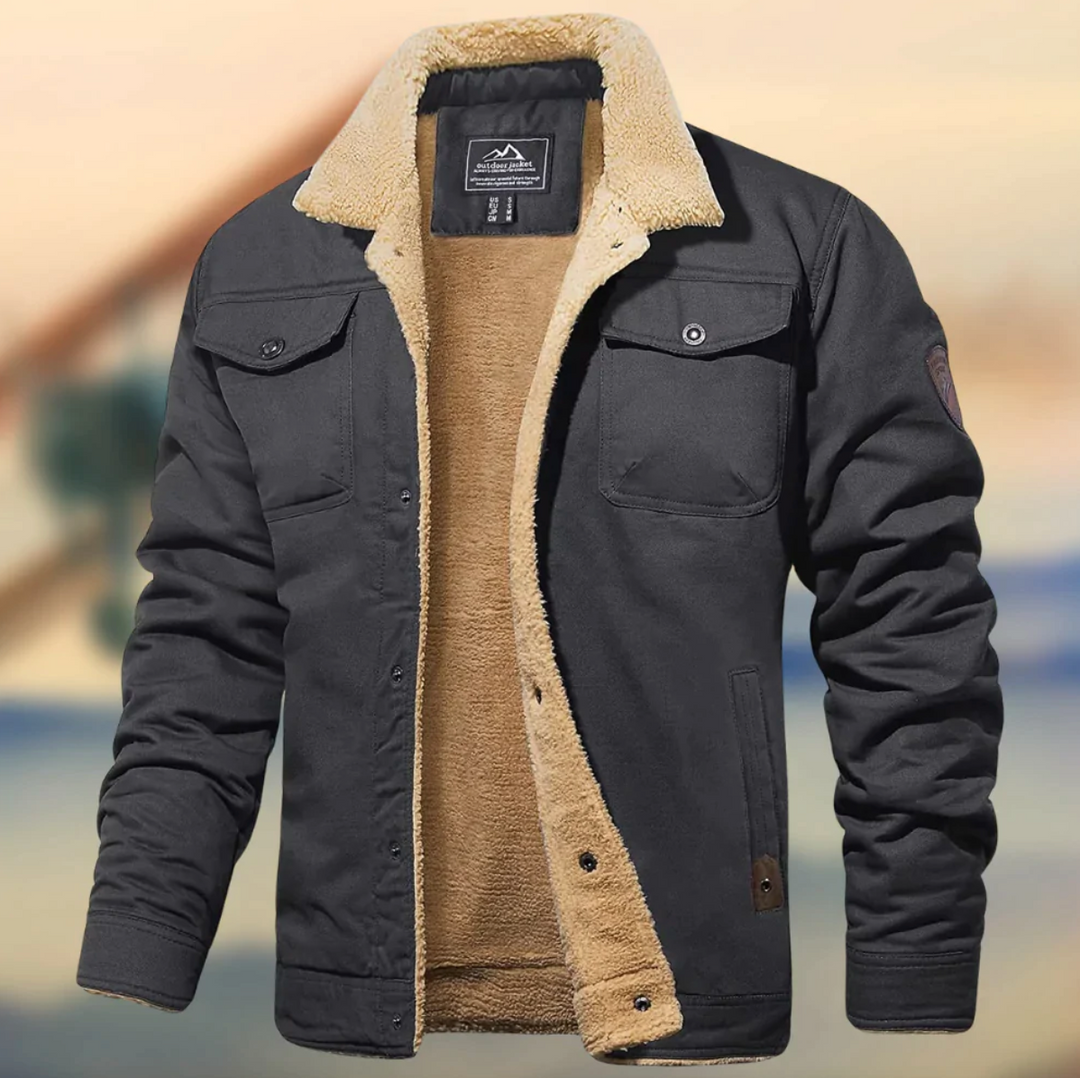 Giacca da uomo | Imbottita antivento invernale | Comoda e calda