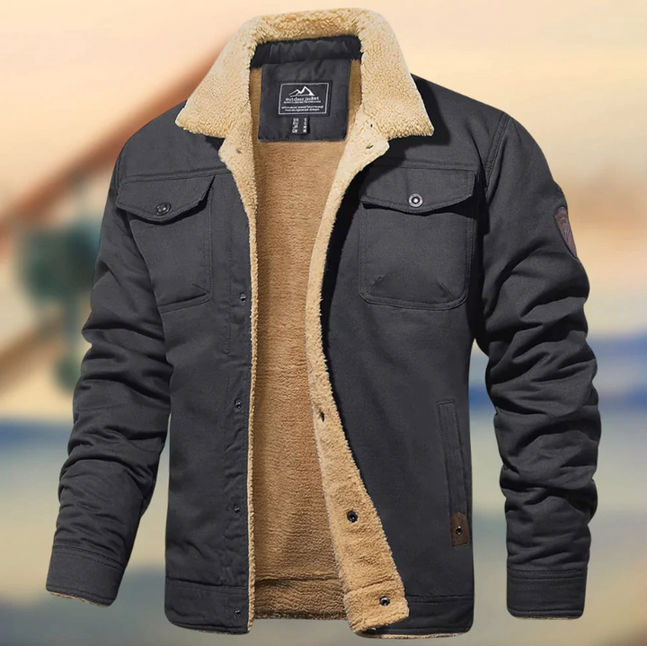 Giacca da uomo | Imbottita antivento invernale | Comoda e calda