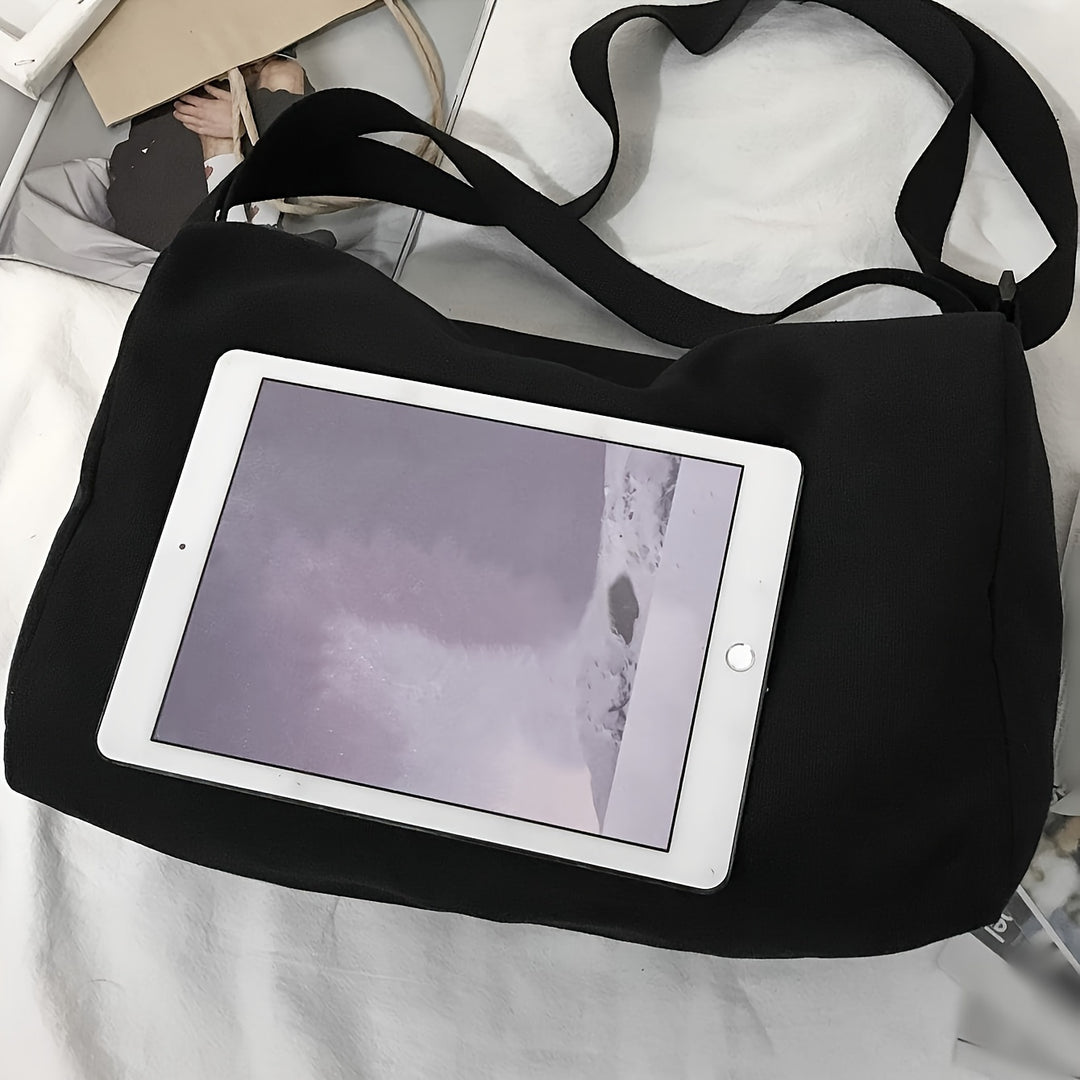 Borsa a Tracolla da Uomo | Design Minimalista & Grande Capacità | Per Viaggi & Uso Quotidiano