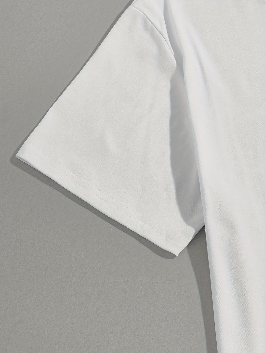 T-shirt da uomo | Stampa di rose | Casual & Confortevole | Design unico