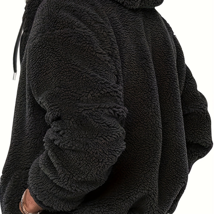 Giubbotto Uomo Invernale | Giacca con Cappuccio in Peluche | Calda & Stile Casual Moderno