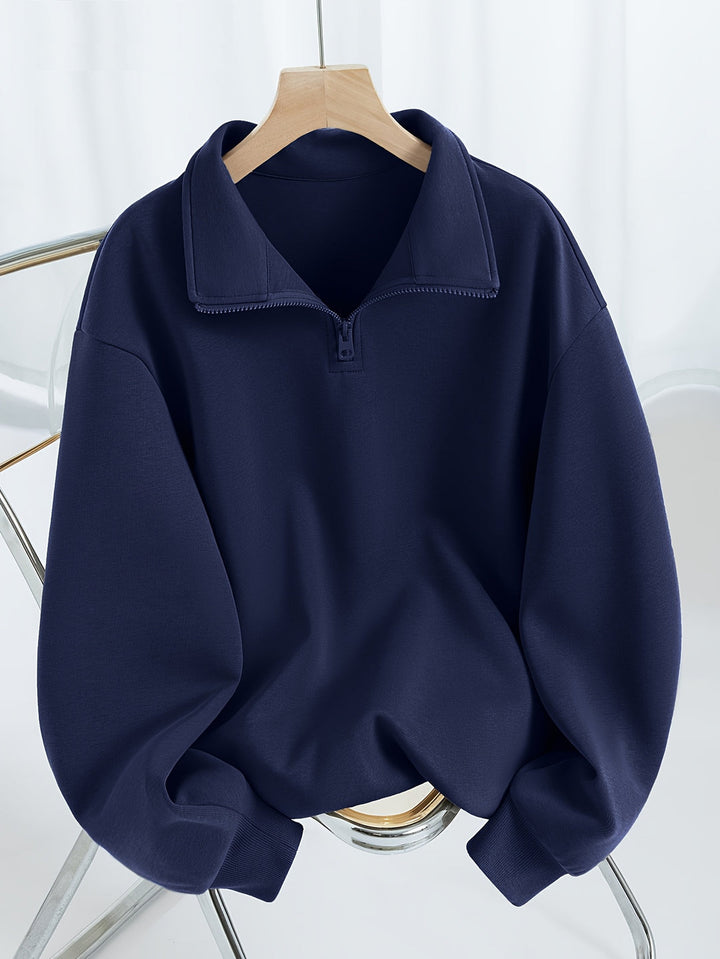 Maglione Casual Uomo | Leggero & Traspirante | Mezza Zip Resistente | Primaverile/Autunnale