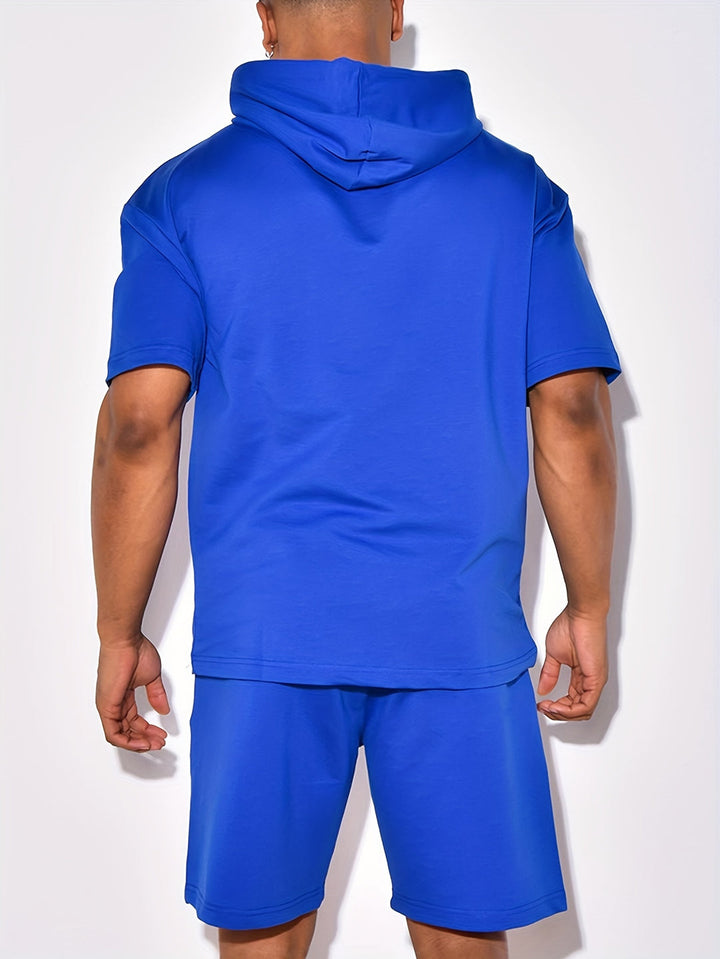Felpa & Pantaloni Corti Set | Casual & Stile | Design Moderno | Uomini