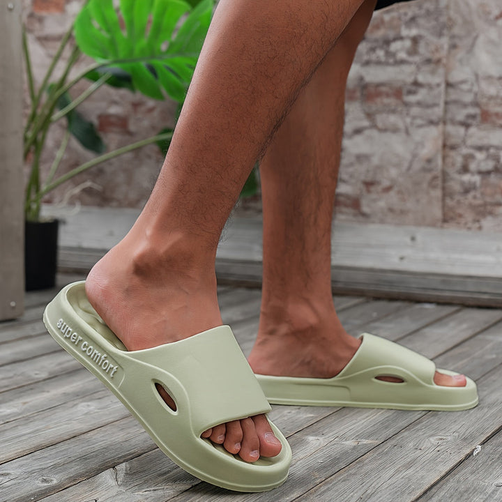 Pantofole da Uomo | Super Confortevoli Slip-On | Suola Antiscivolo Spessa | Materiale EVA