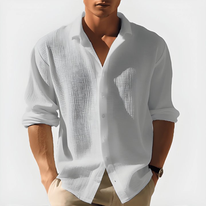 Camicie Uomo | Maniche Lunghe | Design Classico con Colletto Revers