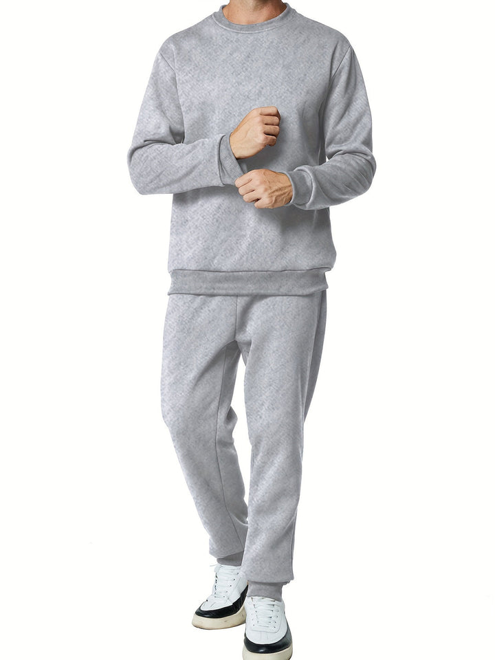 Set Streetwear da Uomo | Caldo e Moderno | Felpa e Pantaloni | Autunno e Inverno