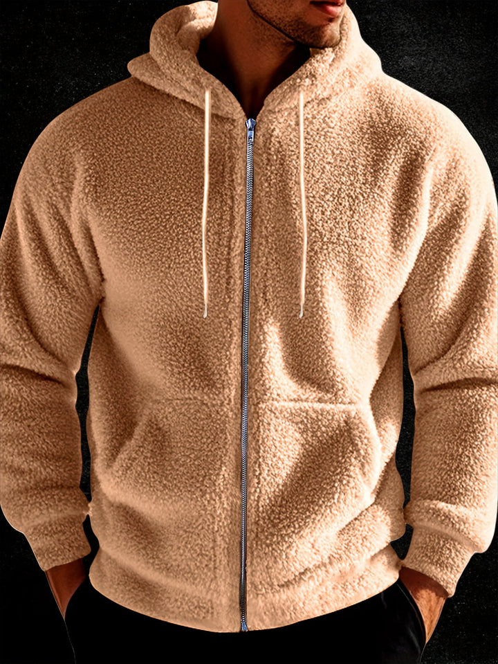 Hoodie da Uomo | Fleece Peluche | Caldo e Confortevole