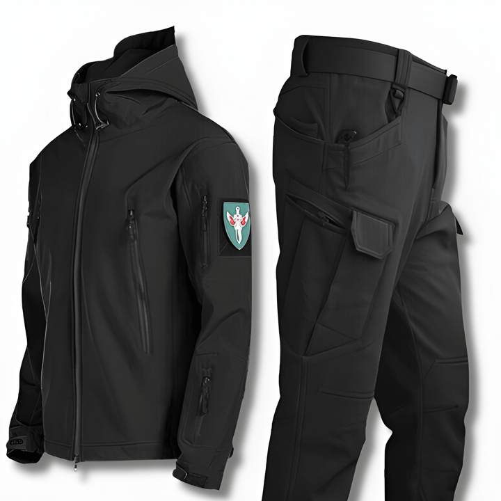Giacca Invernale Uomo & Pantaloni | Set Softshell | Caldo & Impermeabile