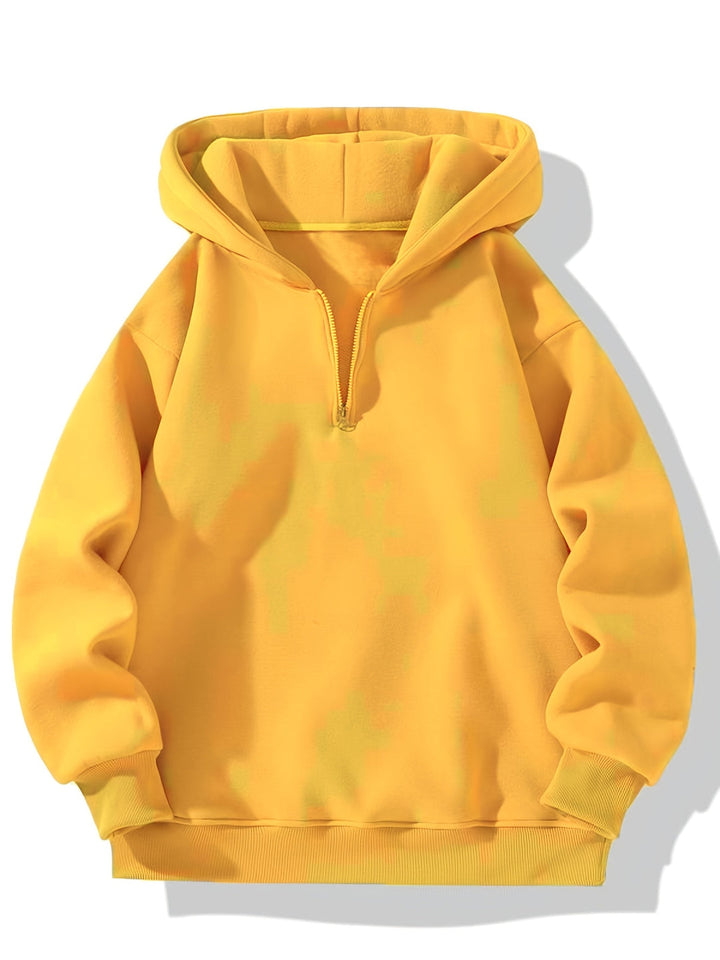Hoodie da Uomo | Confortevole e Moderno | Design Morbido con Zip | Tessuto in Poliestere Caldo