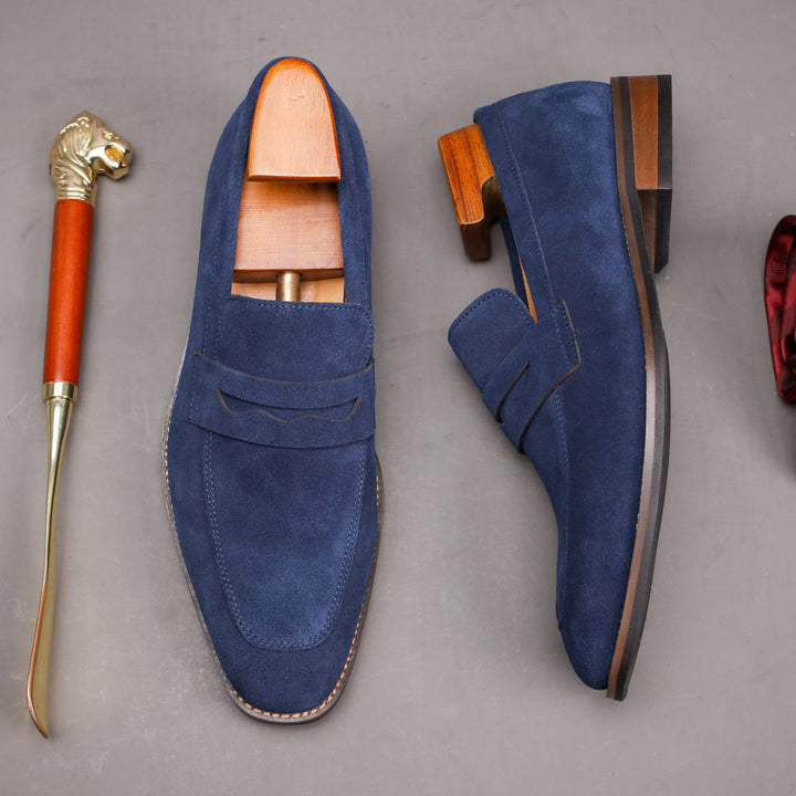 Mocassini da Uomo | Vera Pelle Suède | Slip-On Comfort | Elegante & Durevole