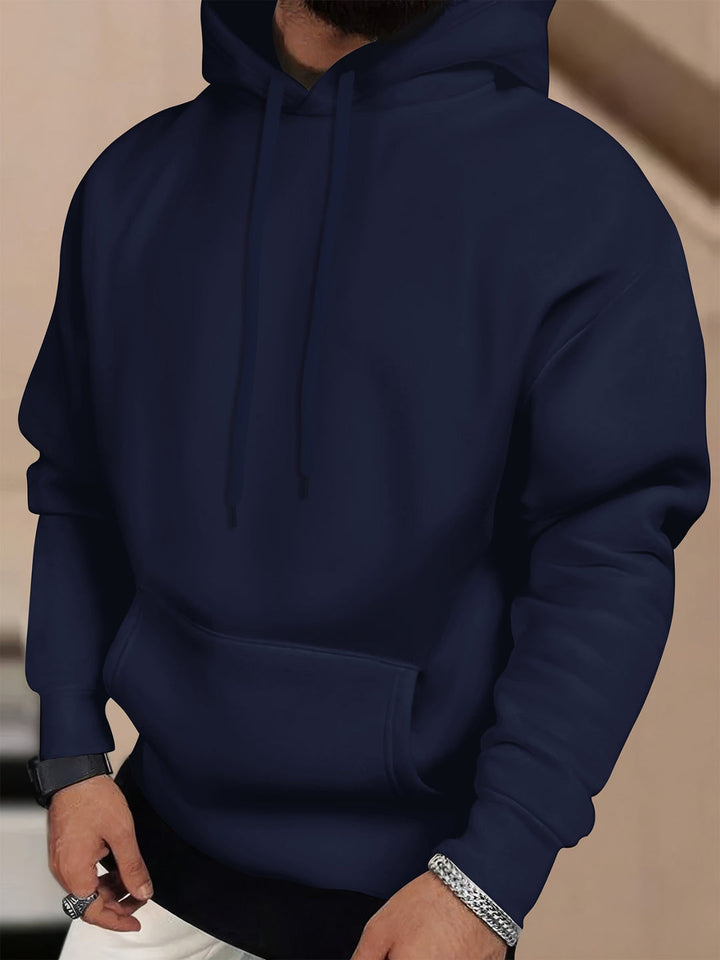 Felpa con Cappuccio da Uomo | Morbida & Confortevole | Vestibilità Larga | Design con Spalle Cadenti