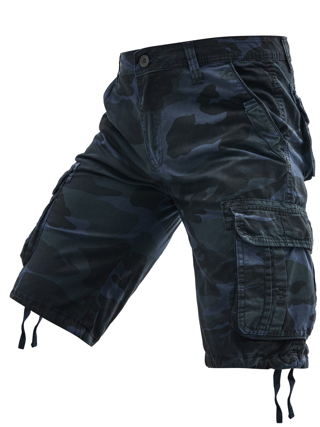 Pantaloni Cargo da Uomo | Camo e Molteplici Tasche | Cotone Leggero | Stile Street e Outdoor Estivo