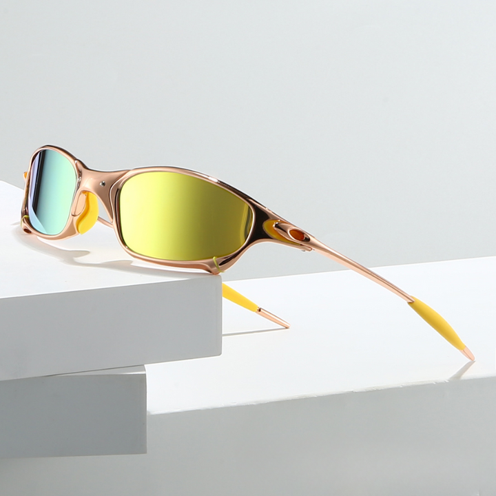 Occhiali da Sole da Uomo | Telaio Metallico Resistente | Lenti Polarizzate | Massima Protezione UV & Stile Outdoor