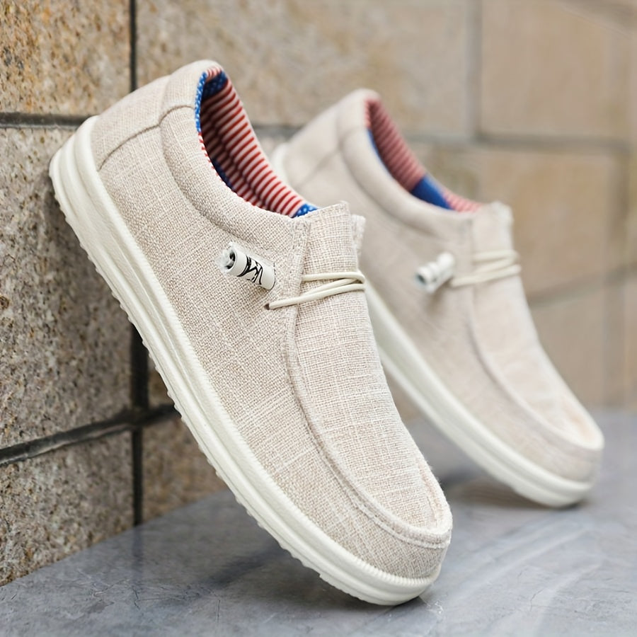 Scarpe Slip-On da Uomo | Canvas Leggero | Confortevoli & Casual | Lente