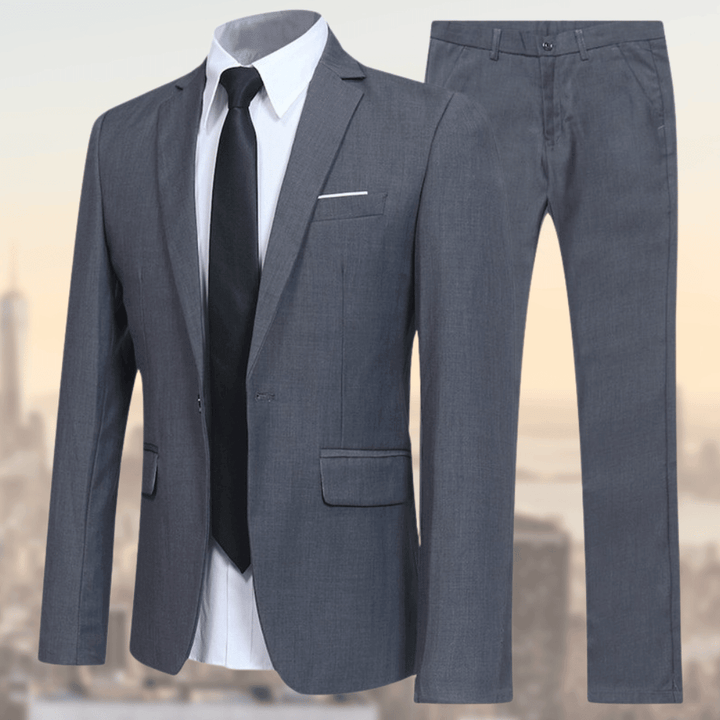 Completo da Uomo 2 Pezzi | Abito Slim Fit | Casual, Cerimonia & Business | Giacca + Pantalone