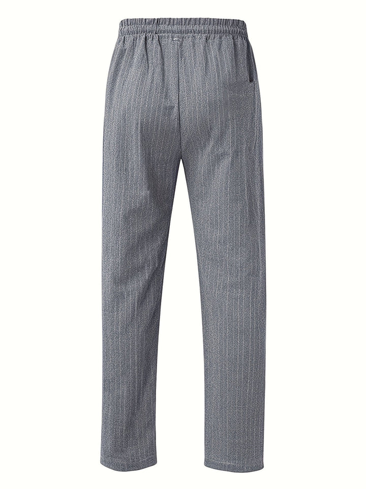 Pantaloni da Uomo | Vestibilità Larga | A Righe & Confortevoli | Outdoor & Vacanza
