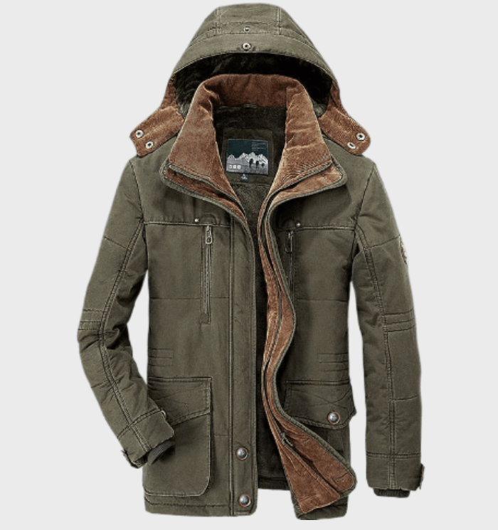 Parka Invernale Uomo | Lungo con Cappuccio | Extra Caldo