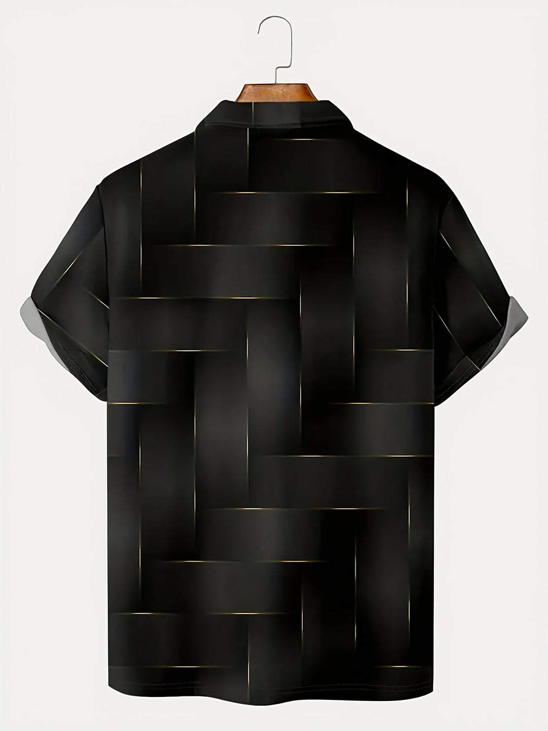 Camicia Uomo | Stampa Geometrica | Maniche Corte | Casual & Sportiva
