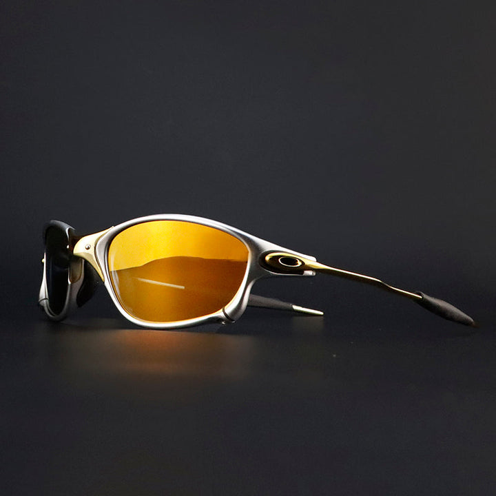 Occhiali da Sole Uomo | Lenti Polarizzate HD | Protezione UV400 | Montatura Metallica Leggera