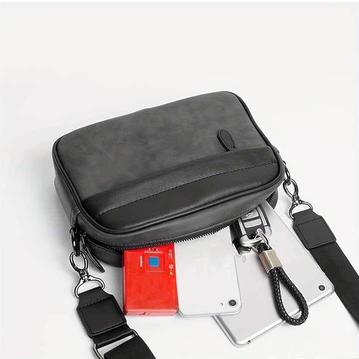 Borsa a Spalla da Uomo | Design Retro e Minimalista | Per Uso Quotidiano e Uscite
