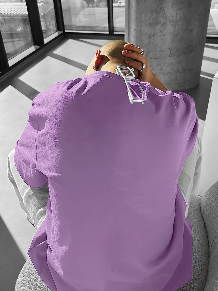 T-Shirt Uomo | Stampa di Rose & Vestibilità Larga | Collo Rotondo | Estate