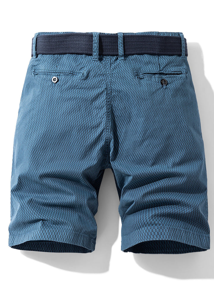 Pantaloni Cargo Casual in Mistura di Cotone | Motivo a Righe | Vestibilità Normale