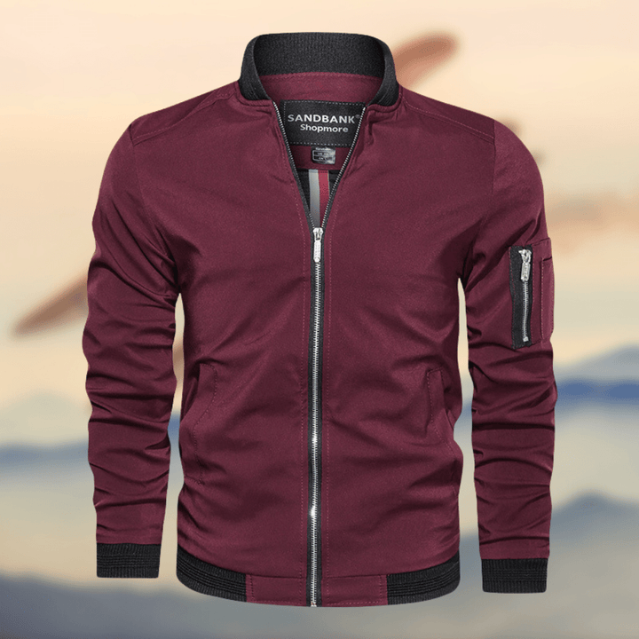 Giubbotto Bomber da Uomo | Stile Classico | Comodo & Alla Moda | Poliestere