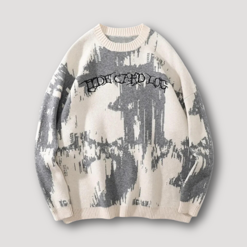 Maglione Uomo | Design Contrasto | Stile Streetwear | Inverno
