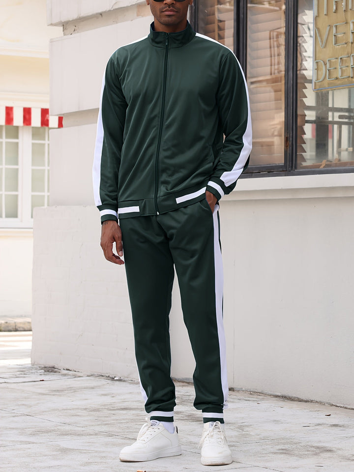 Completo da Allenamento Uomo | Sportivo & Moderno | Stile Casual & Design a Contrasto