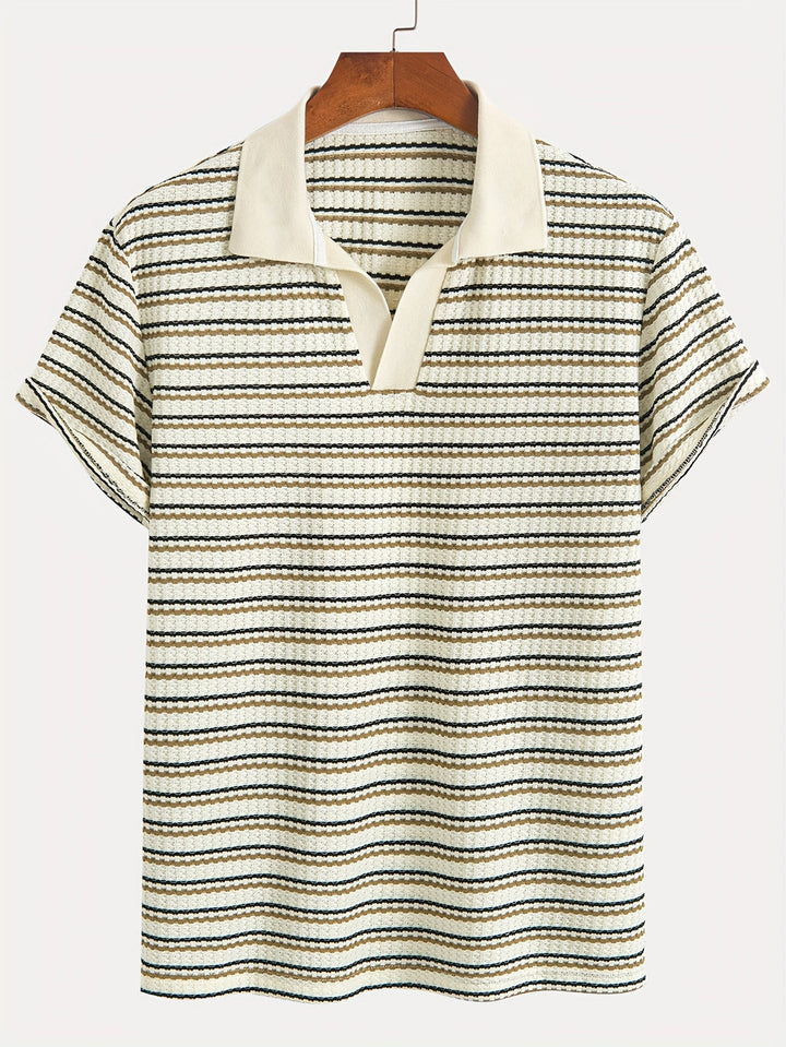 Polo da Uomo | Stripes, Confortevole e Traspirante | Modello Estivo