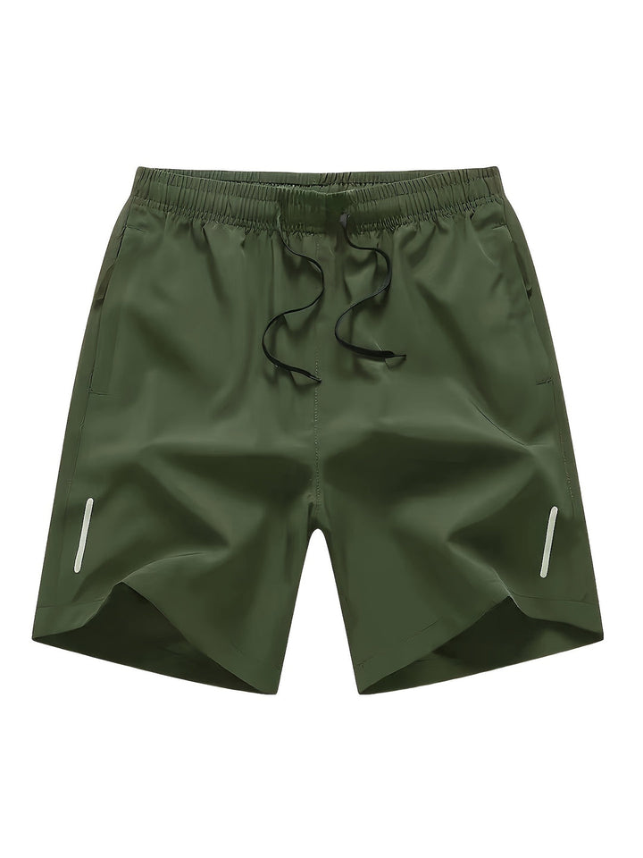 Shorts Sportivi da Uomo | Asciugatura Rapida & Traspirante | Corda di Regolazione & Tasche con Zip | Estate & Outdoor