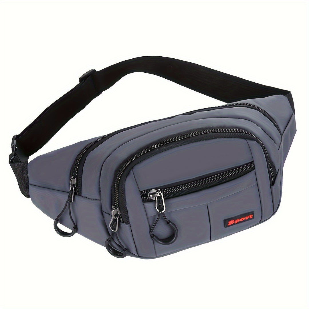 Borsa a vita da uomo | Multifunzionale e resistente | Grande capacità e design sportivo