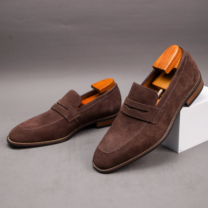 Mocassini da Uomo | Vera Pelle Suède | Slip-On Comfort | Elegante & Durevole