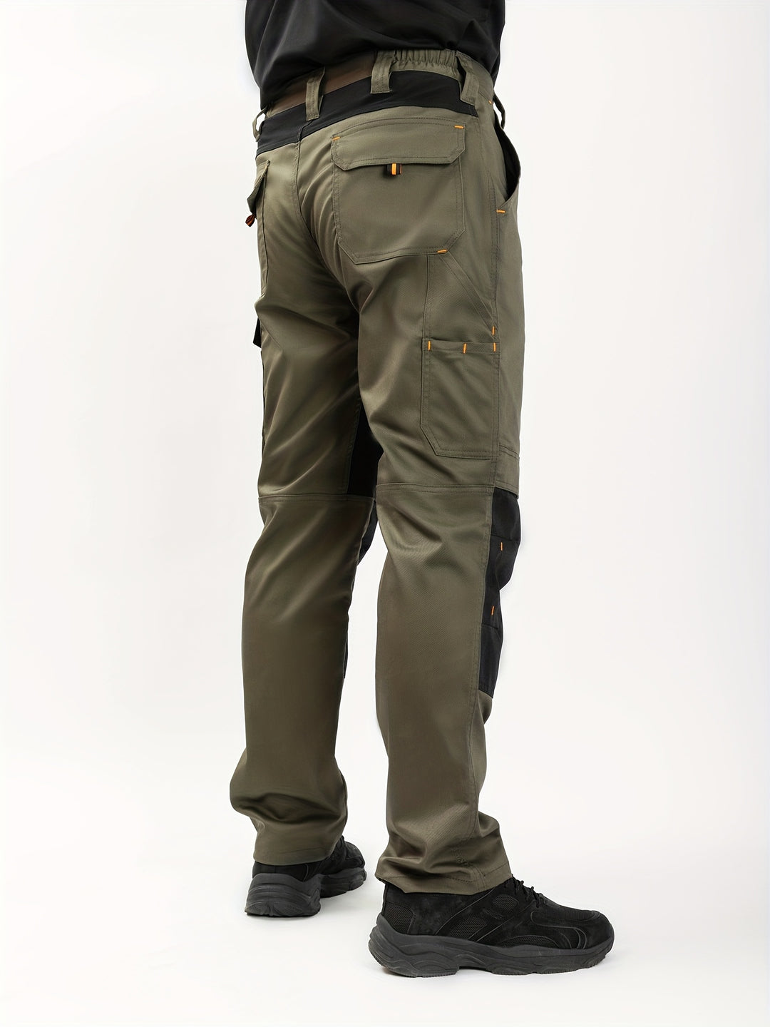 Pantaloni da Lavoro Uomo | Stretch & Sostenibili | Diverse Tasche | Compatibile con Ginocchiere