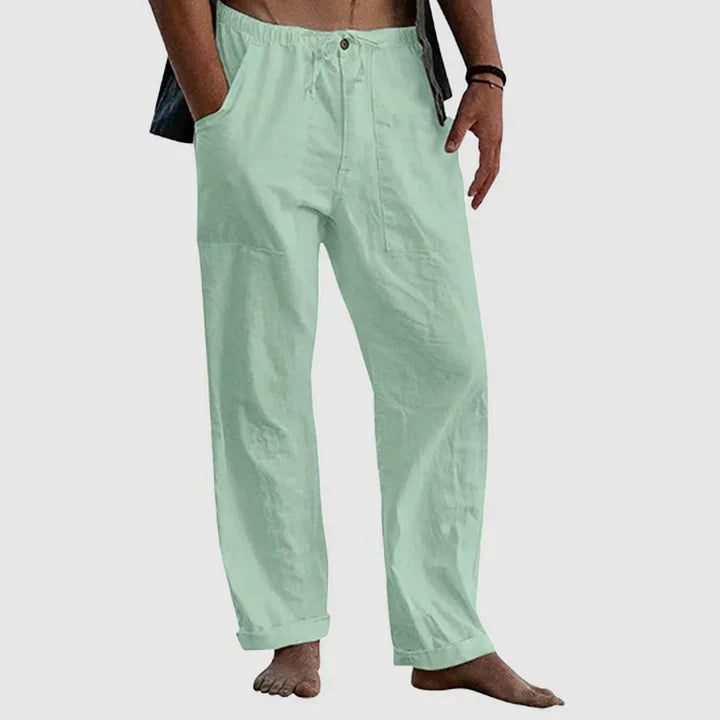 Pantaloni in Lino da Uomo | Casual & Confortevoli | Traspiranti & Eleganti
