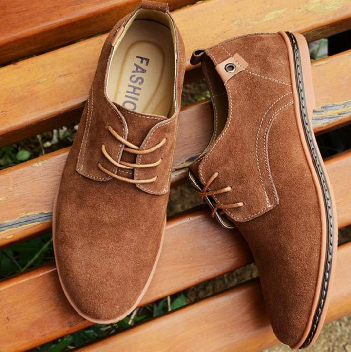 Scarpe da Uomo | Casual & Confortevoli | Design Classico | Oxford in Camoscio
